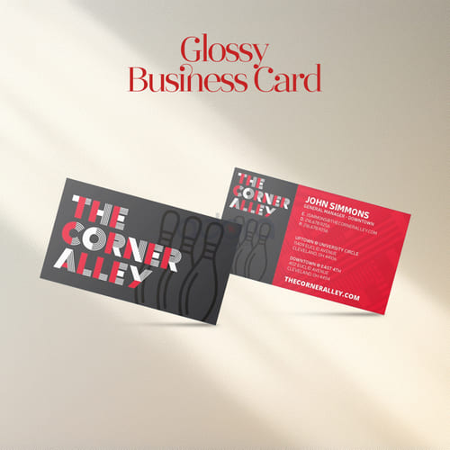 Glossy Business Card