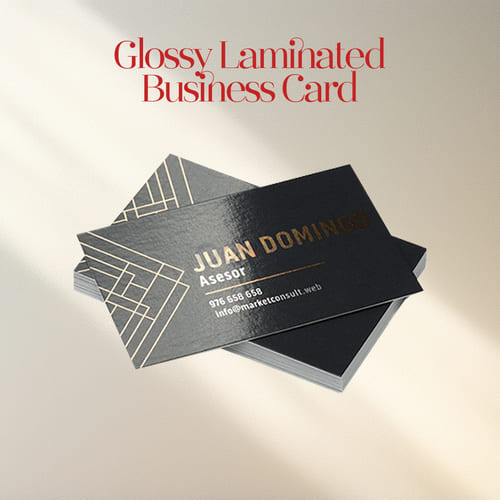 Glossy Laminated Business Card