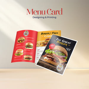 Menu Printing Dubai